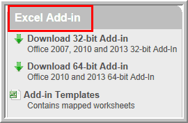 2014 My UTP Excel Add-in