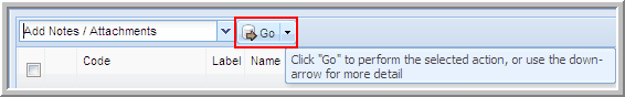 2014.0 action menu click go