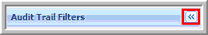 2014.0 audit trail filter hide the pane