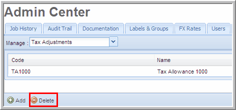 2014.0 delete tax adjustments