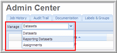 2014.0 manage datasets reporting datasets assign