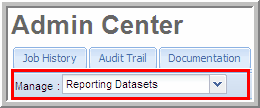 2014.0 manage reporting datasets