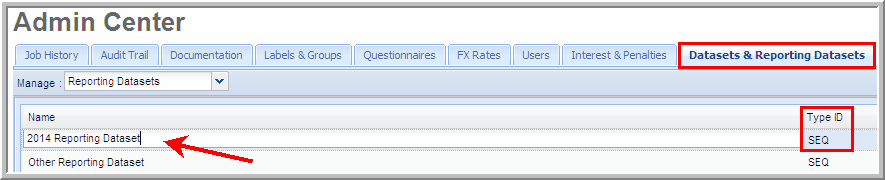 2014.0 reporting dataset edit name